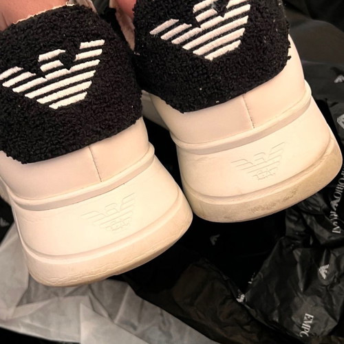 Emporio Armani sneakers used, size 44, white