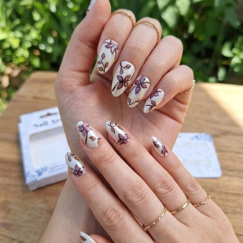 Press On Nails set with application tools, new