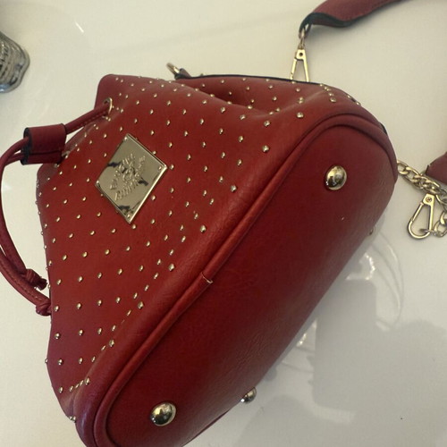 Blumarine Blugirl Red Drawstring Bag like new