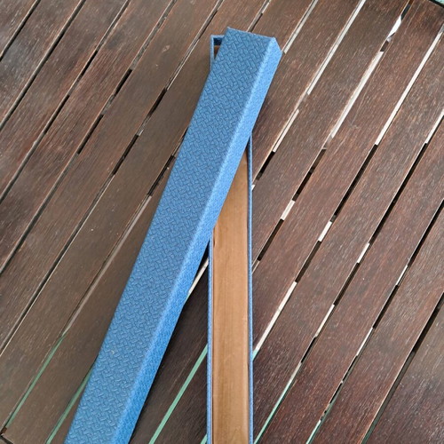 Candle box case made of hard cardboard like new