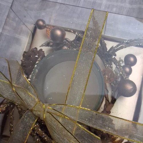 Christmas candles and decoration items like new, set