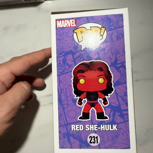 Red She-Hulk Funko Pop #231 Marvel 2017 Summer Convention Exclusive new