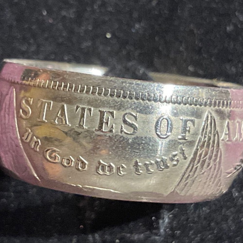 Silver One Dollar ring rare silver 1878 Morgan Silver Dollar