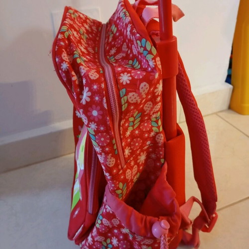 Kimmidoll wheeled children's kindergarten bag used
