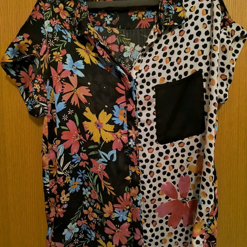 Desigual printed shirt like new, size small