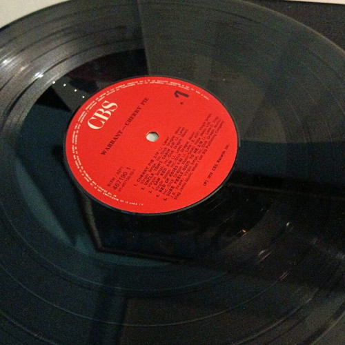 Warrant Cherry Pie vinyl used, metal