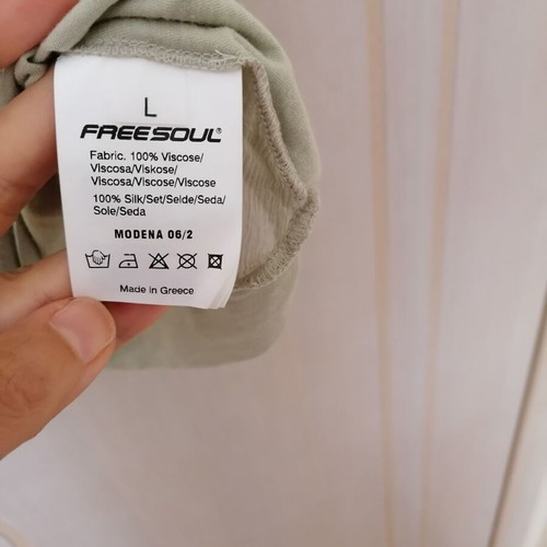 Freesoul blouse new, size M/L, viscose and silk