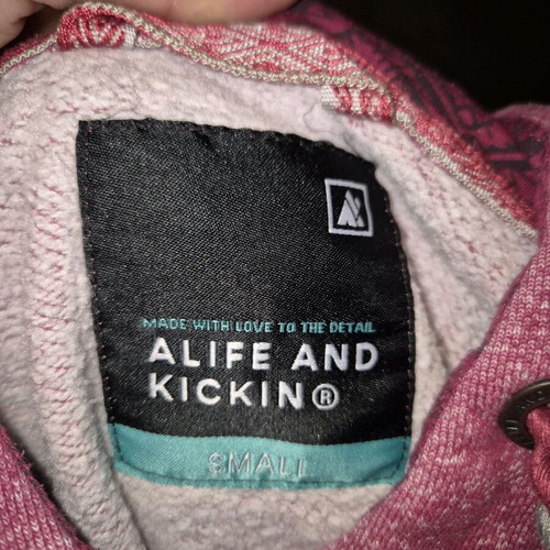Alife and Kicking hoodie pink like new