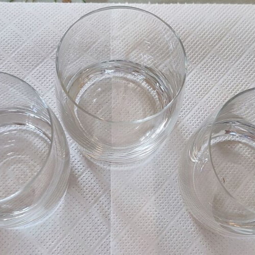 Bohemia Glass whiskey glasses set of 3 crystal