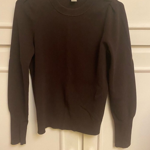 Brown chocolate women's sweater like new with nice knit