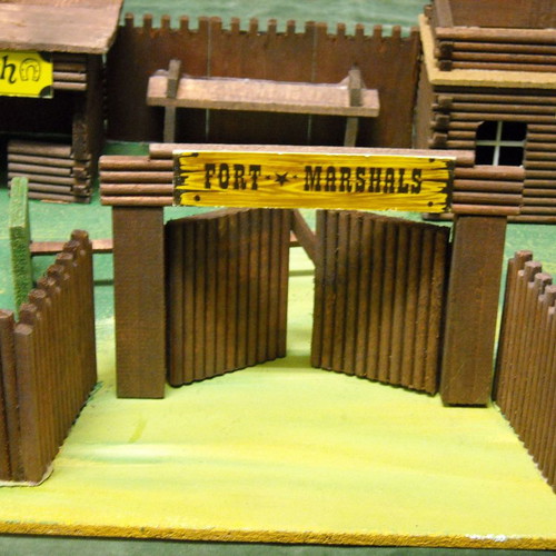 Fortress antique "FORT- MARSHALS" wooden new Greek made Toy-Land No742