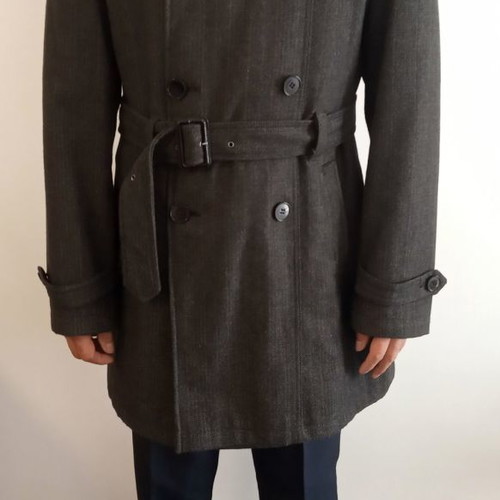 Cedarwood State men's grey coat like new