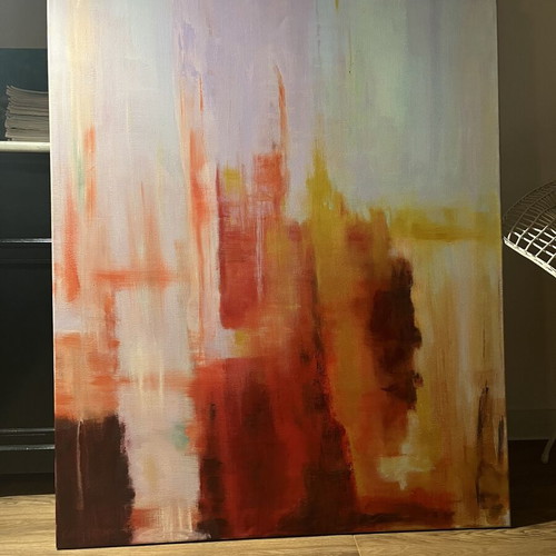 Painting 90cm x 120cm abstract acrylic colors new