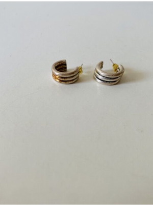 Vintage small hoop earrings used