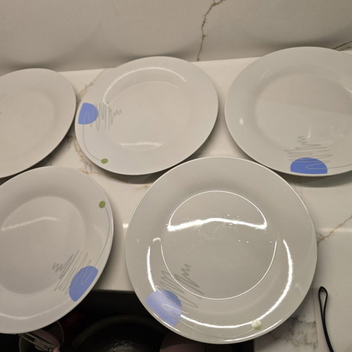 Dinner plates, set of 5
