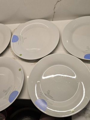 Dinner plates, set of 5