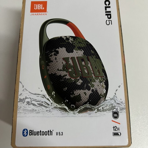 JBL Clip 5 portable Bluetooth speaker new, factory sealed