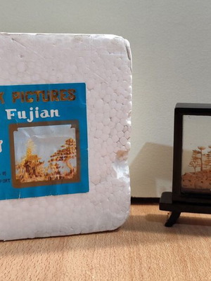 Fujian Branch παλιά επιτραπέζια εικόνα από φελλό σε προθήκη