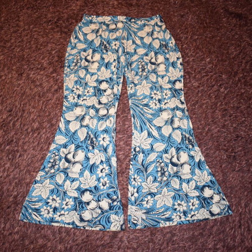 Diane Von Furstenberg Brooklyn floral-print trousers size L like new