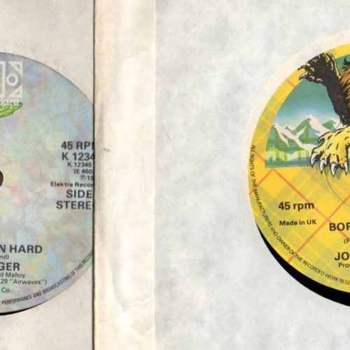 Vinyl records 6 45s 1980s like new