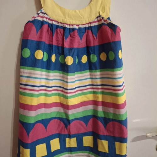 Benetton colorful girls dress size 8 like new