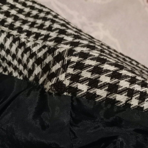 Houndstooth pattern blazer jacket used, checkered design