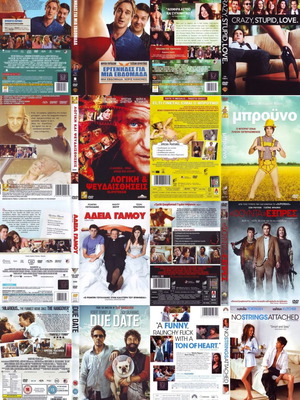 Comedy DVDs used, pack of 8 movies with subtitles
