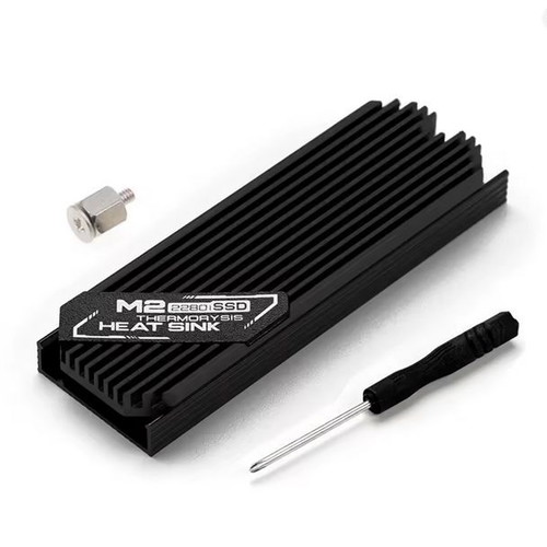 NVMe M.2 Aluminum Heat Sink with Thermal Pad for PCIe like new