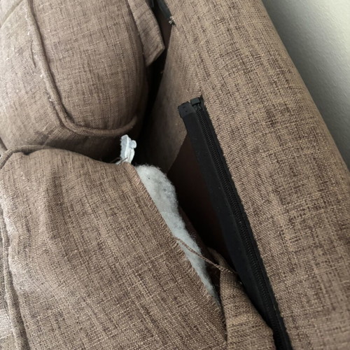 Sofa bed set used, brown, 1.95×0.85m, pack of two
