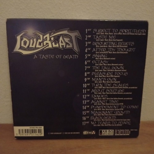 Loudblast A Taste of Death CD compilation, thrash death metal