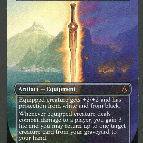 Assassin's Creed Sword of Light and Shadow FOIL Magic The Gathering card