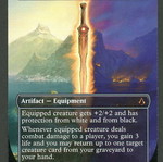 Assassin's Creed Sword of Light and Shadow FOIL Magic The Gathering card