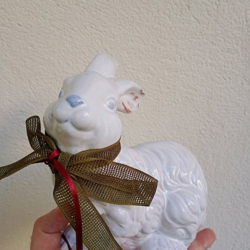 Decorative rabbit figurine used, Easter