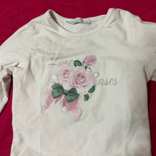 Lapin set for 4-year-old girl like new, white and pink