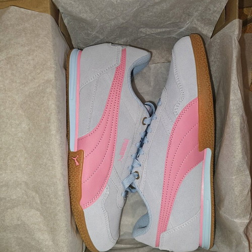Puma Bella Donna SD women's sneakers new, blue with pink details