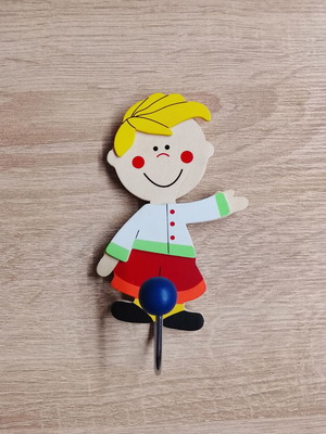 Children's wooden wall hanger new