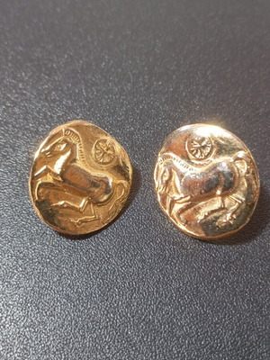 Vintage καρφίτσες μεταχειρισμένες, πακέτο δύο τεμαχίων