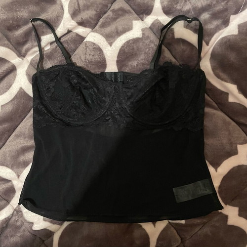 Black lace top size L from Shein new