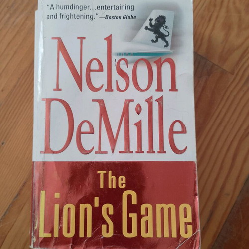 The Lion's Game by Nelson DeMille, paperback thriller
