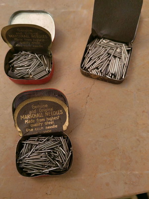 Gramophone needle boxes new