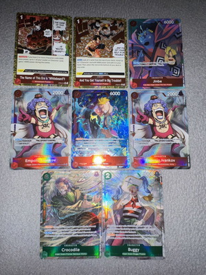 One Piece 8x AA Cards ST30 Alternate Arts New
