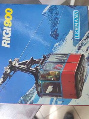 Vintage Lehman Rigi 900 Cable Car Toy 1970, like new, missing 2 figures