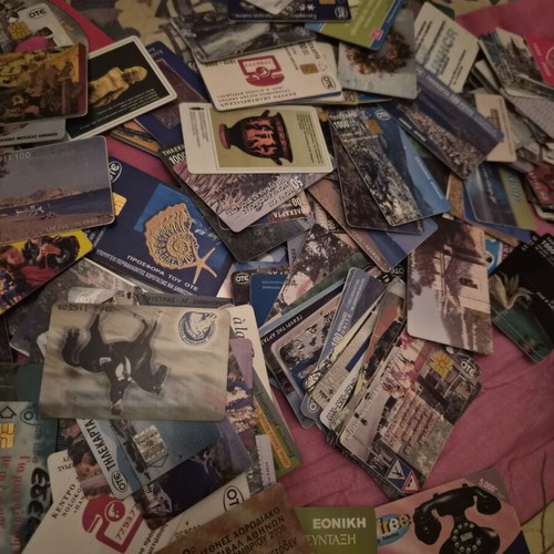 Collectible Phone Cards Album and Loose Like New