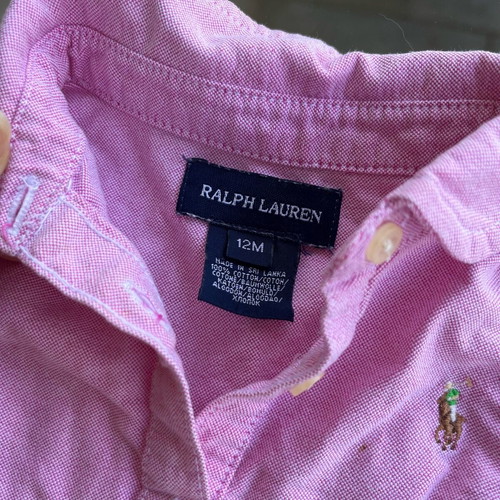 Ralph Lauren girl dress like new, for 12 months