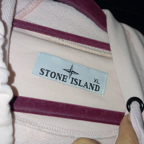 Stone Island sweatshirt size XL like new, pink