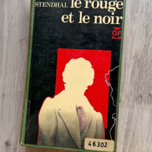 Le Rouge et le Noir hardcover book used, French