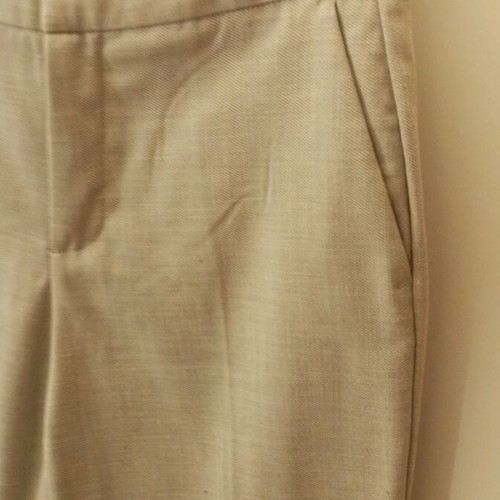 Zara fabric pants used, beige, size XS