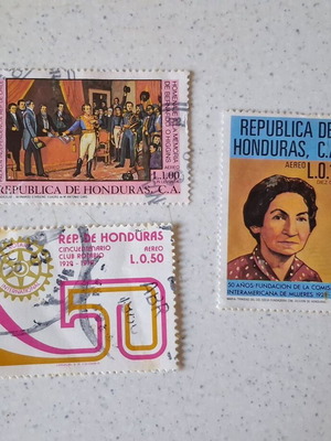 Honduras Aereo Stamps used, set of 3 vintage 1978-1979