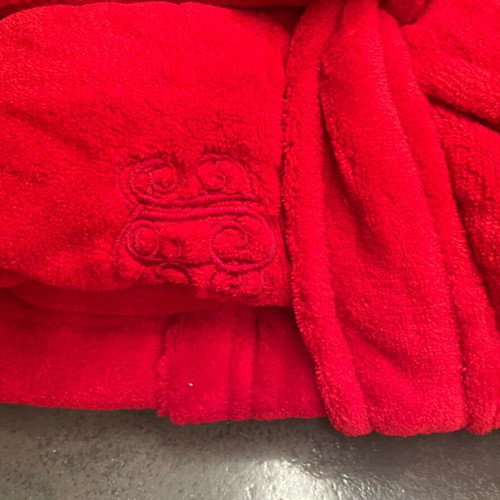 Lauren Ralph Lauren women's bathrobe red recycled polyester