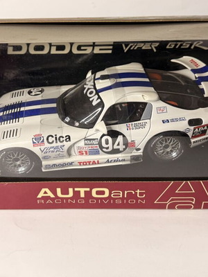 Metal model Autoart Dodge Viper GTS-R 1997 scale 1:18 new